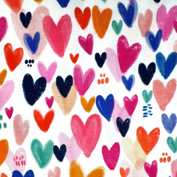 Jersey Digital Hearts weiß
